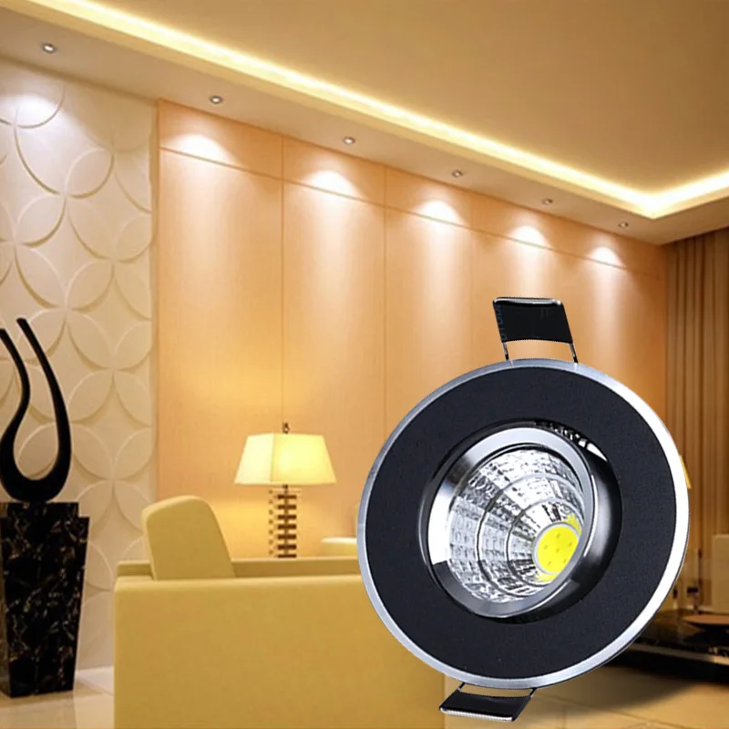 RGB Led светильник COB 5 Вт 110 В 220 потолочный Точечный AC/DC12V декоративная потолочная