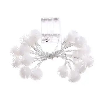 

LED Light String Fairy Lights Pompon Shape Christmas Party Decorations