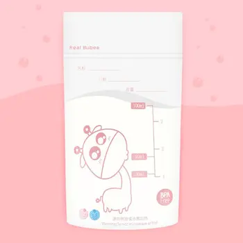 

30 Pcs 100ml Breast Milk Freezer Storage Bags Baby Breastmilk Feeding No Leakage Safe Container