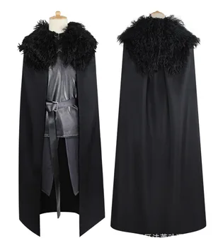 

American TV Series Game of Thrones Cosplay Costume Jon Snow Cosplay Knight Role Play Costume Halloween For Men