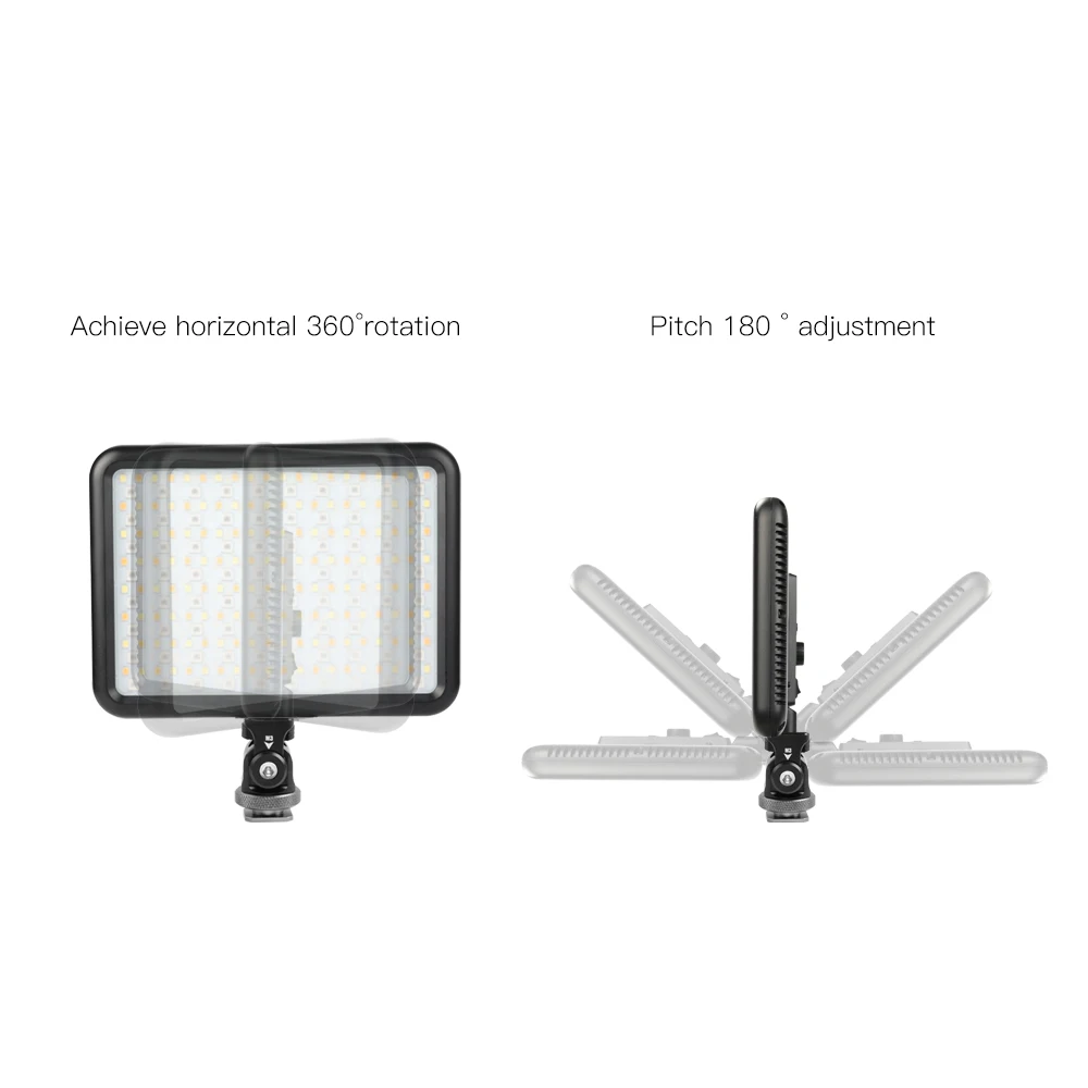  Video YY240 2500-8500K Dimming RGB LED Continuous Panel Light Background Light for Camera Camcorder