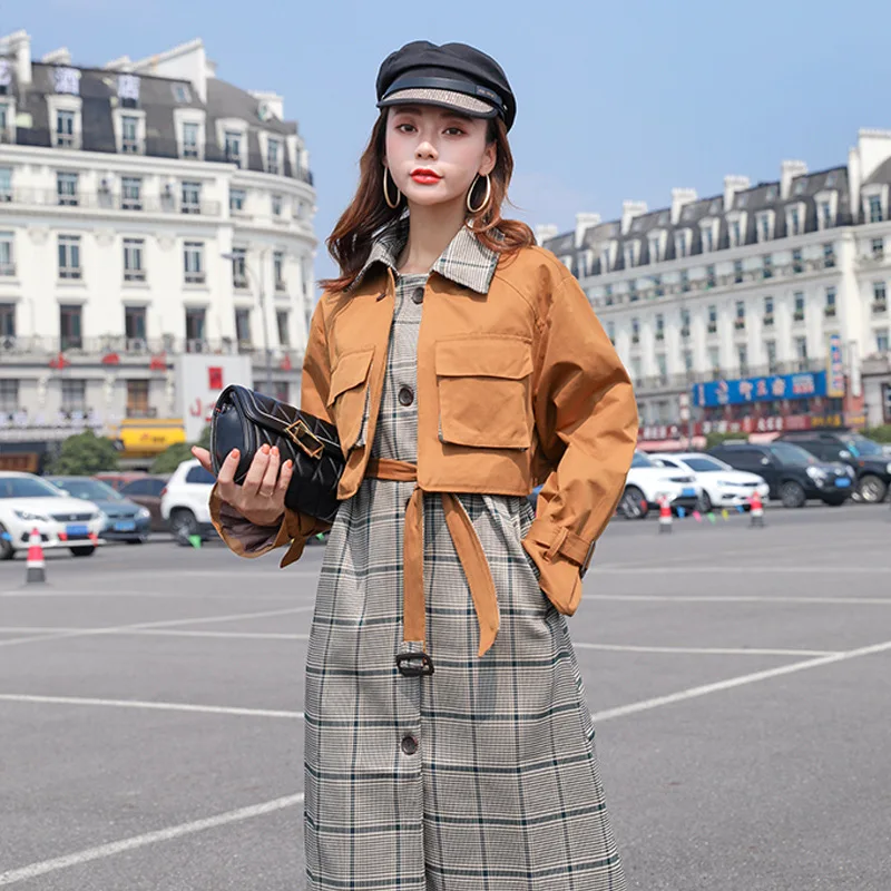 

Slimming Cool Versatile by Age Autumn And Winter Soft Fashion Short Elegant Elegant Set/Suit Skirt