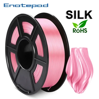 

PLA SILK Filament SILK Enotepad 1kg 1.75mm 3D Printer 100% no Bubbles High toughness Filament For DIY 3D Printing Fast Delivery