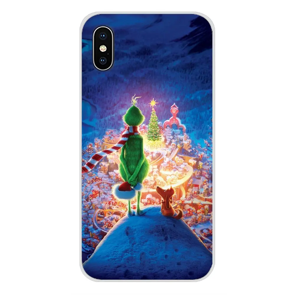 images 4 Для Xiaomi Redmi 4A S2 Note 3 3S 4 4X5 6plus 7 6A Pro Pocophone F1 зеленого Монстра Grinch палантин рождественские аксессуары Чехлы - Цвет: images 4
