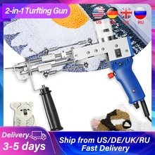 Pistolet à touffeter électrique 2 en 1, pour tapisserie murale, tissage à la main, Machine à tricoter, prise EU US UK