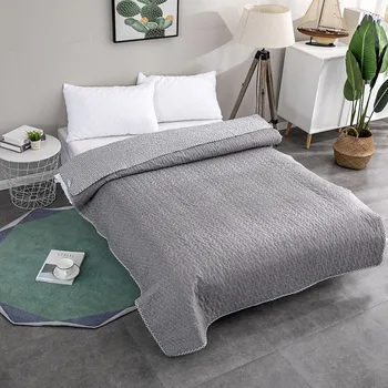 

Patchwork Bedspread American Style Summer Quilt Breathable Bed Plaids Quilted Comforter Cover Blanket Sofa Carpet 150*200cm Home
