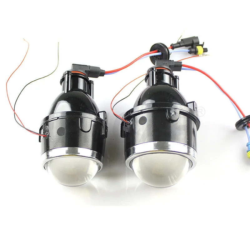 

2x Universal HID Bi-xenon Fog Lights Projector Lens Fog Lamp Retrofit For Nissan Sentra Tiida X-trail Xtrail