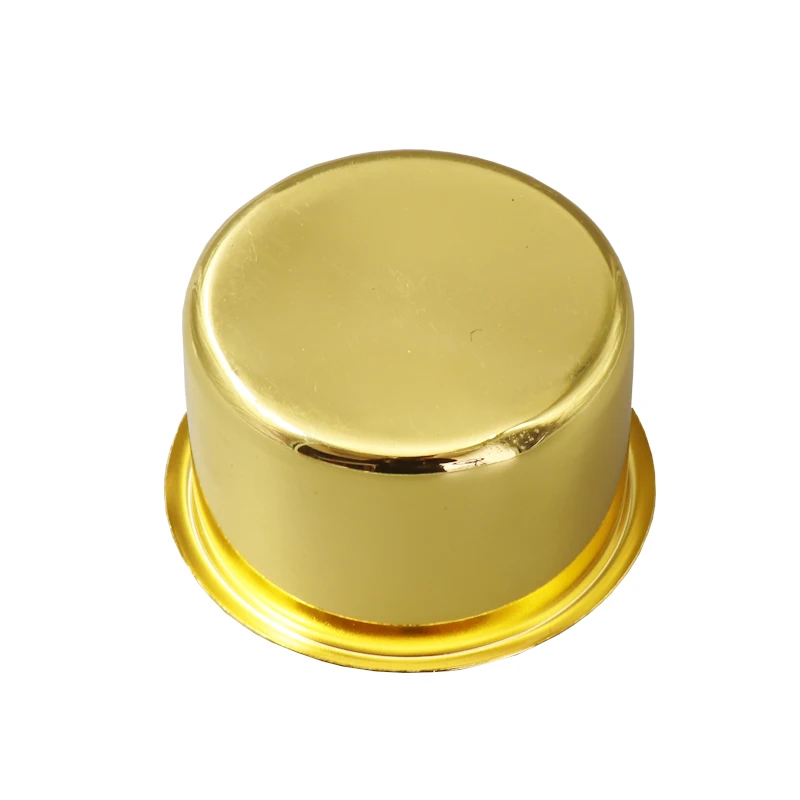 2 PCS Stainless Steel Table Cup Holder Drink Holders for RV Commercial Car Ashtray Table Cup with Golden color