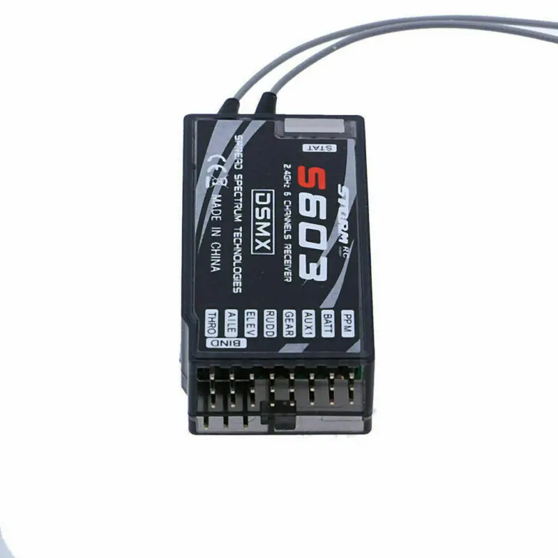 

High Quality S603 Receiver 6 Channel 2.4GHz PPM for JR SPECTRUM DSM-X DSM2 Transmitter 2 Mode