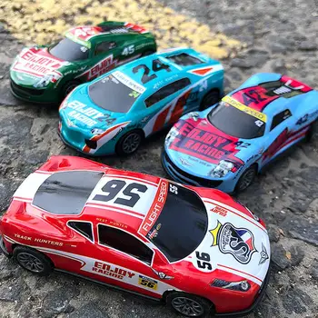 

Kuulee 1:64 Carbon Alloy Car Set Children Mini Car Toy Simulation Racing Vehicle Model Delicate Christmas Gift