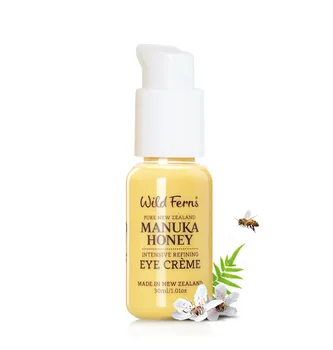 

New Zealand Original Parrs Wild Ferns premium certified Manuka Honey Intensive Refining Eye Cream hydrate brighten soothe skin