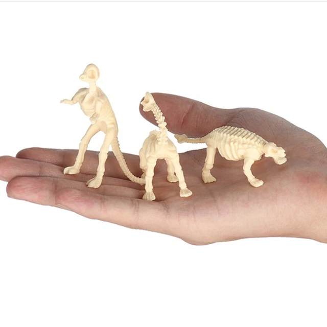 New Dinosaur Toys Fossil Skeleton Simulation Model Set Mini Action Figure Educational Creative Collection Toy For Children 3