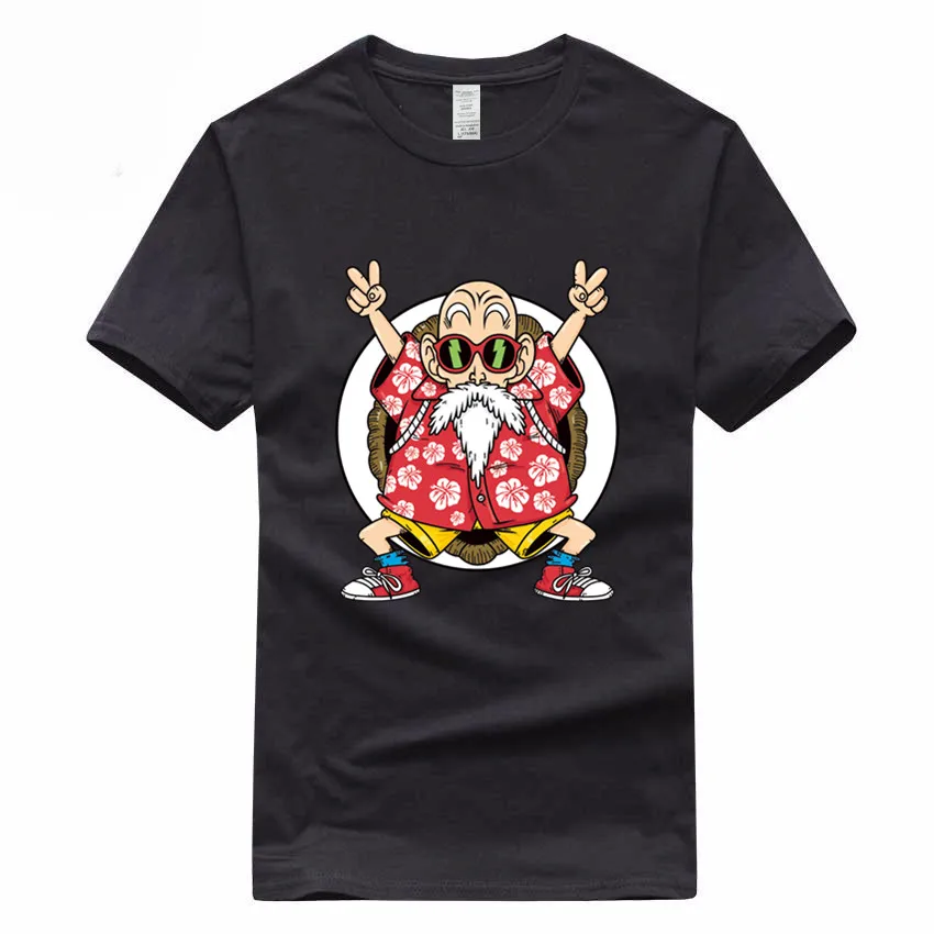 

Kame Sennin Muten Roshi Dragon Ball Z Super Saiyan T-shirt Euro Size 100% Cotton Short Sleeve O-Neck T Shirt GMT300010