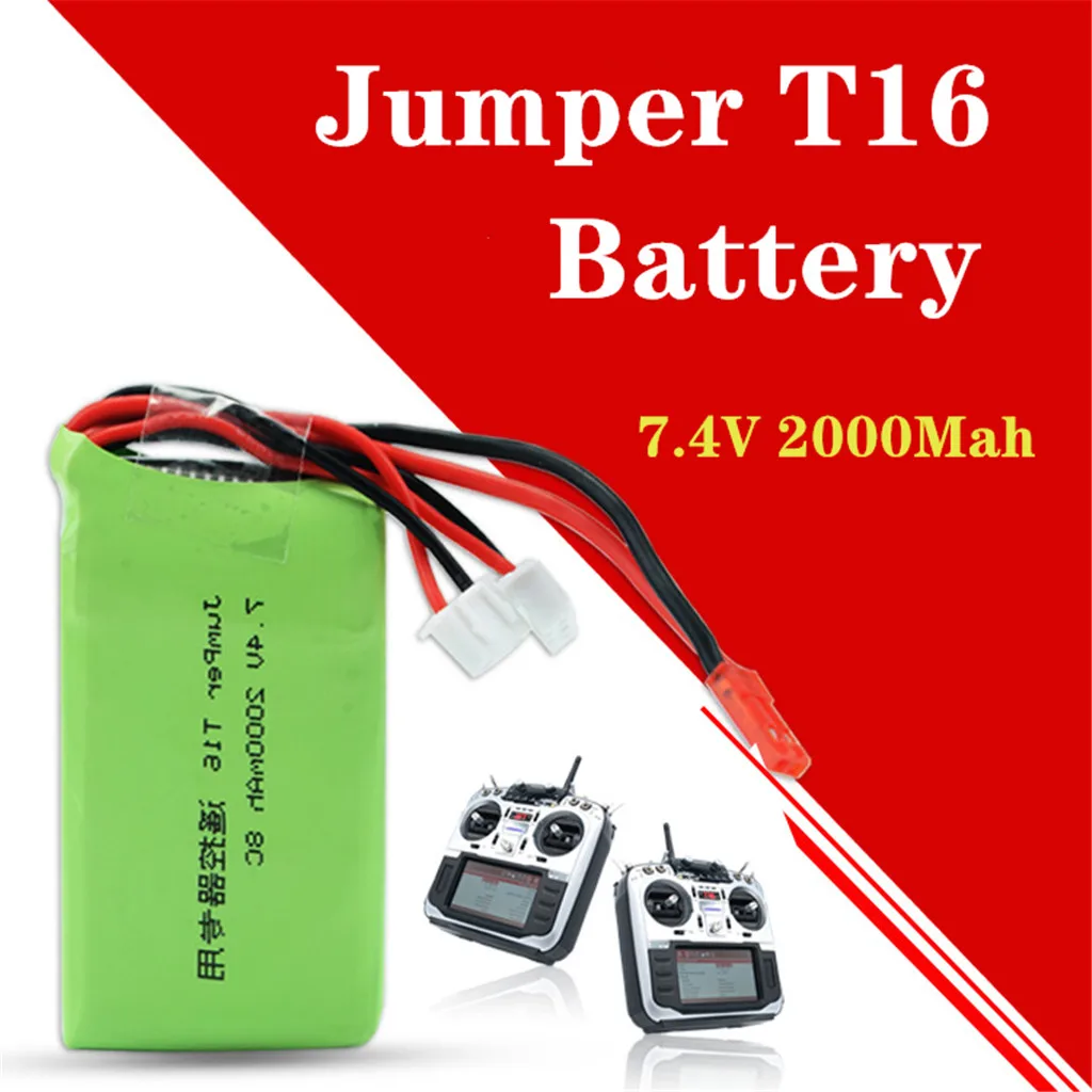 

Upgrade 7.4V 2000MAH Lipo Battery Part For Jumper T16 Remote Control Transmitter