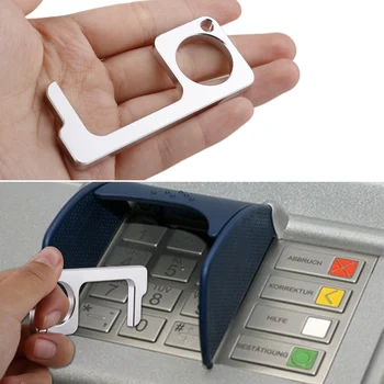 

Hygiene No Touch Door Handle Clean Key Safety Door Opener Anti Microbial Key Contactless Edc Door Opener Home Safety Tools