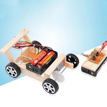 

Kids Creative DIY Remote Control Vehicle Car Model Science Experiment Toys Cultural and Educational Supplies