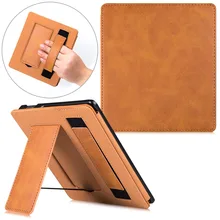 Чехол-подставка для Kindle Oasis 2(9th Generation, Release Only)-Премиум чехол из искусственной кожи с ремешком на руку и функцией автоматического сна/пробуждения