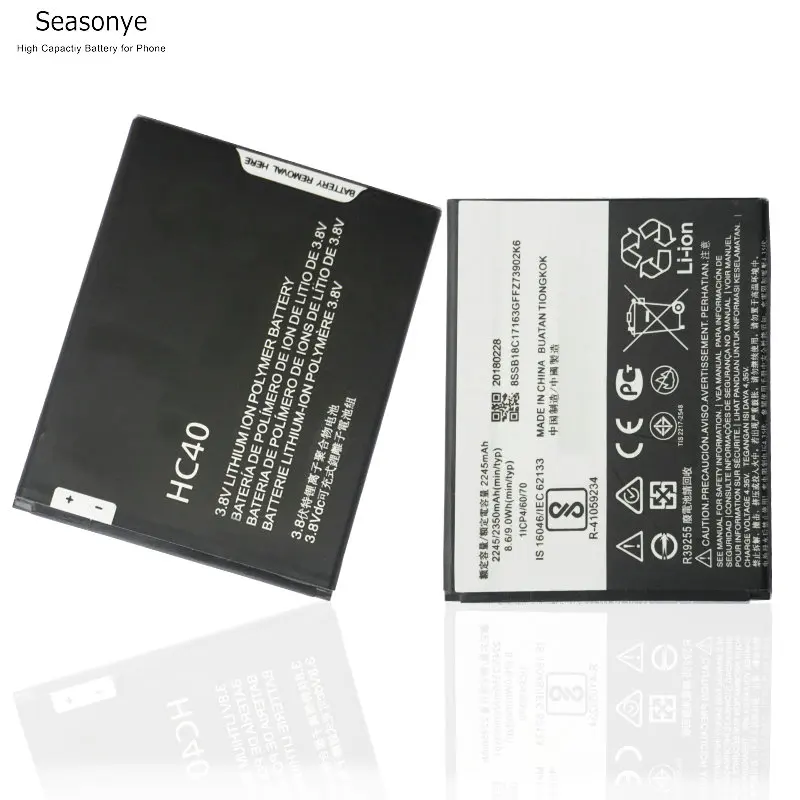 Запасная батарея Seasonye для телефона Motorola Moto XT1754 XT1755 XT1758 M2998 2245 мАч/Вт/ч HC40 розничная