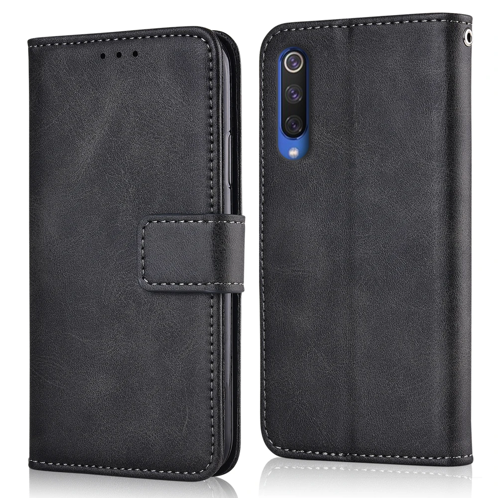 Кожаный чехол бумажник для POCO X2 F1 Xiaomi Mi CC9 Meitu CC9e 9T 4i 4c 5X 6X A1 A2 8 Lite 9 SE Mi5X Redmi 7A K20 GO S2