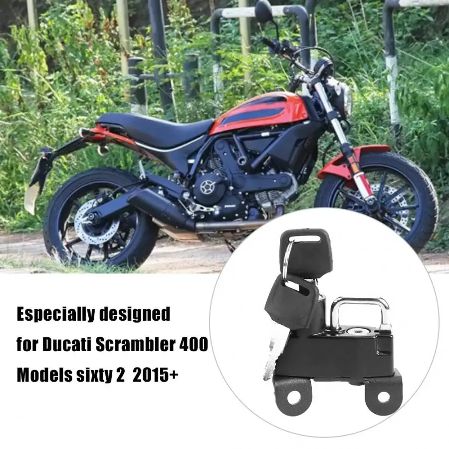 Замок для мотоциклетного шлема с 2 клавишами Ducati Scrambler 400 моделей sixty 2015 + |