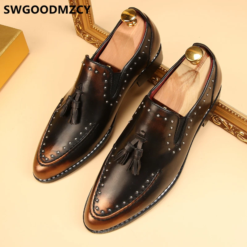 Tassel Shoes Men Formal Loafers Mens 
