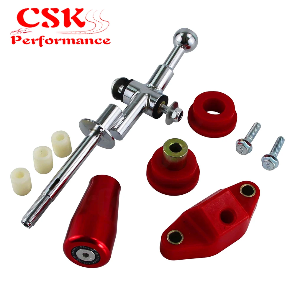 Short Shifter & Bushing + Shift Knob Fits For Subaru WRX STI 2004 2017