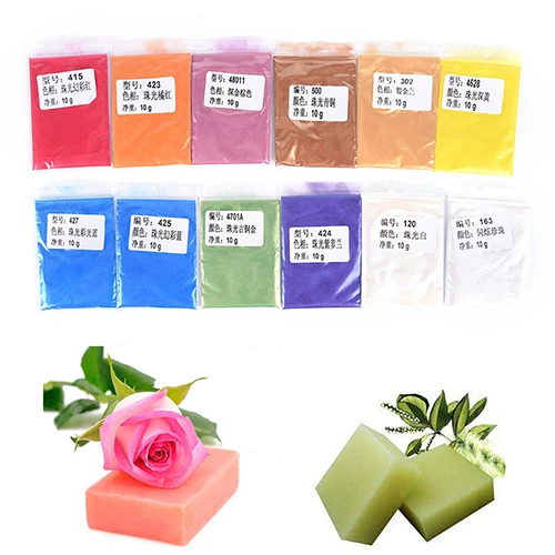Handmade Soap 10g Healthy Natural Mineral Mica Powder DIY For Dye Colorant Makeup Eyeshadow Skin Care | Красота и здоровье