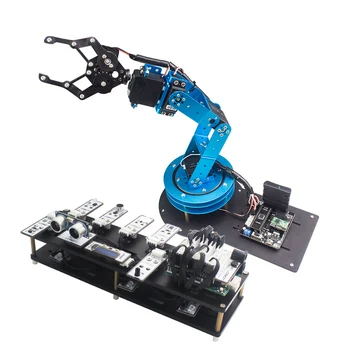 

6-Degree-of-Freedom Mechanical Arms Learning Kit Compatible Arduino Secondary Development Open Source Robot Mechanical Hand Claw