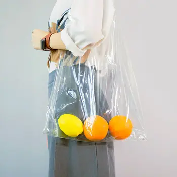 

1PC Beach Plastic Holographic Totes Shopping Bag PVC PU Handbag Clear Gift Travel Casual Fashion Accessories