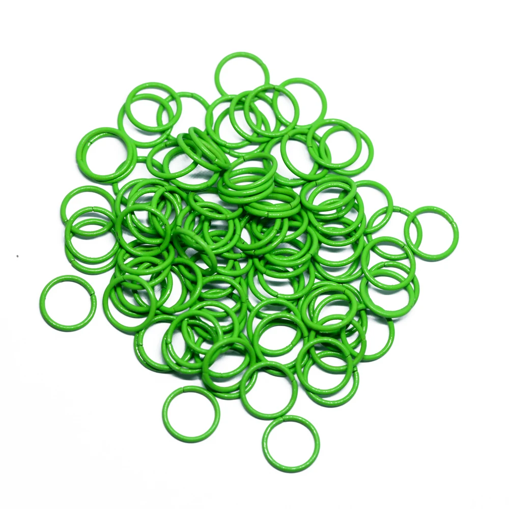 1x10mm 100pcs/lot 19 Colors Metal DIY Jewelry Findings Open Single Loops Jump Rings & Split Ring for jewelry making