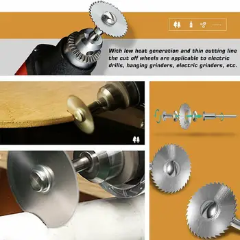 

44pcs Diamond Saw Blade Set Electric Drill Grinding Cutting Steel Rotary High Saw Speed Hss Circular Thin Blades Too Z1S1