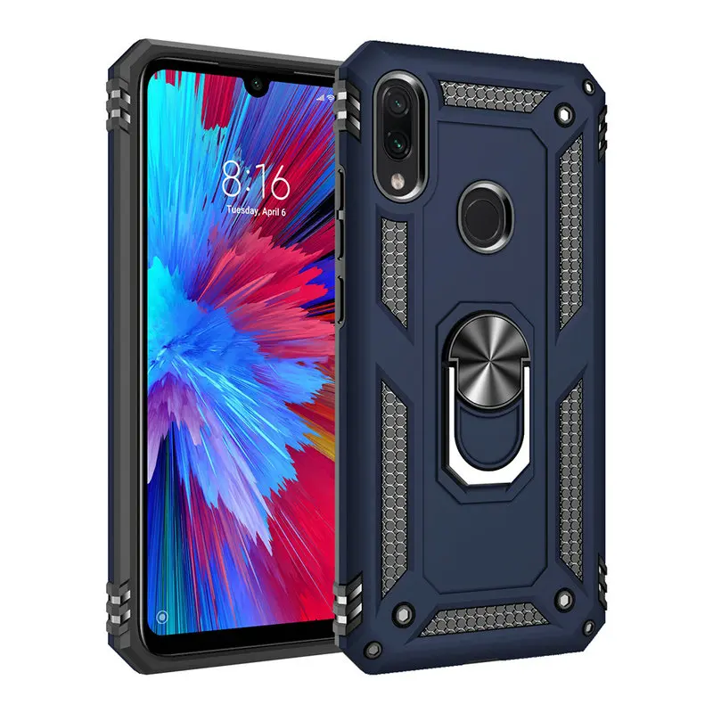 Защитный чехол для Redmi 7A Note7 7S Xiaomi Note 7 Pro с металлическим кольцом автомобильный