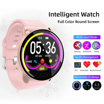 

K9 Color Screen Smart Watch Men Women 2020 Fitness Bracelet Bluetooth Heart Rate Blood Pressure Oxygen Monitor Cool Smartwatch