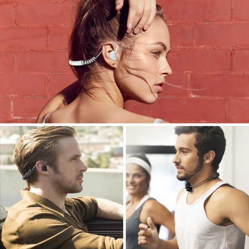 Life Waterproof Bone Conduction Sport Headset Wireless Bluetooth Headphone Stereo Bass Active Noise Cancelling For Mobile Phone