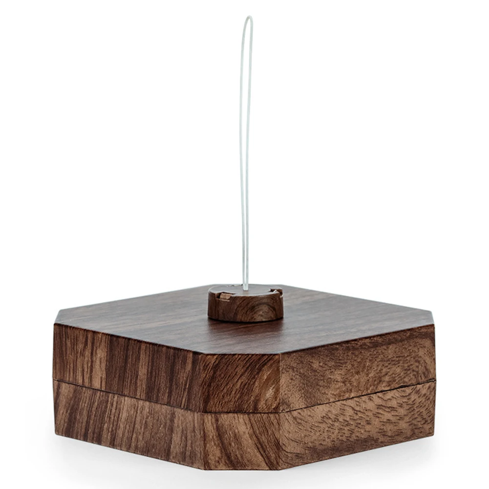 Dark Wood Grain Mini Led Wireless Speaker Bluetooth 4.0 Audio Portable Foldable Night Light Universal Magnetic HD Gift Home Desk Lamp Decoration - Цвет: Dark Wood Grain