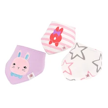 3 шт. в упаковке; детские нагрудники; хлопковые водонепроницаемые Слюнявчики с милым рисунком; Слюнявчики с вышивкой для новорожденных; Одежда для маленьких мальчиков и девочек