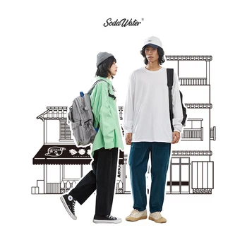 

SODAWATER Men Corduroy Pants Harajuku Loose Fit Casual Cotton Long Trousers Men Autumn Winter Basic Vintage Male Pants 93325W