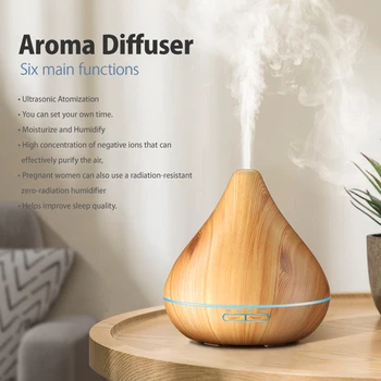 

300ML Timing Function Aroma Diffuser Aromatherapy Essential Oil Diffuser Household Ultrasonic Air Humidifier Aroma Diffuser