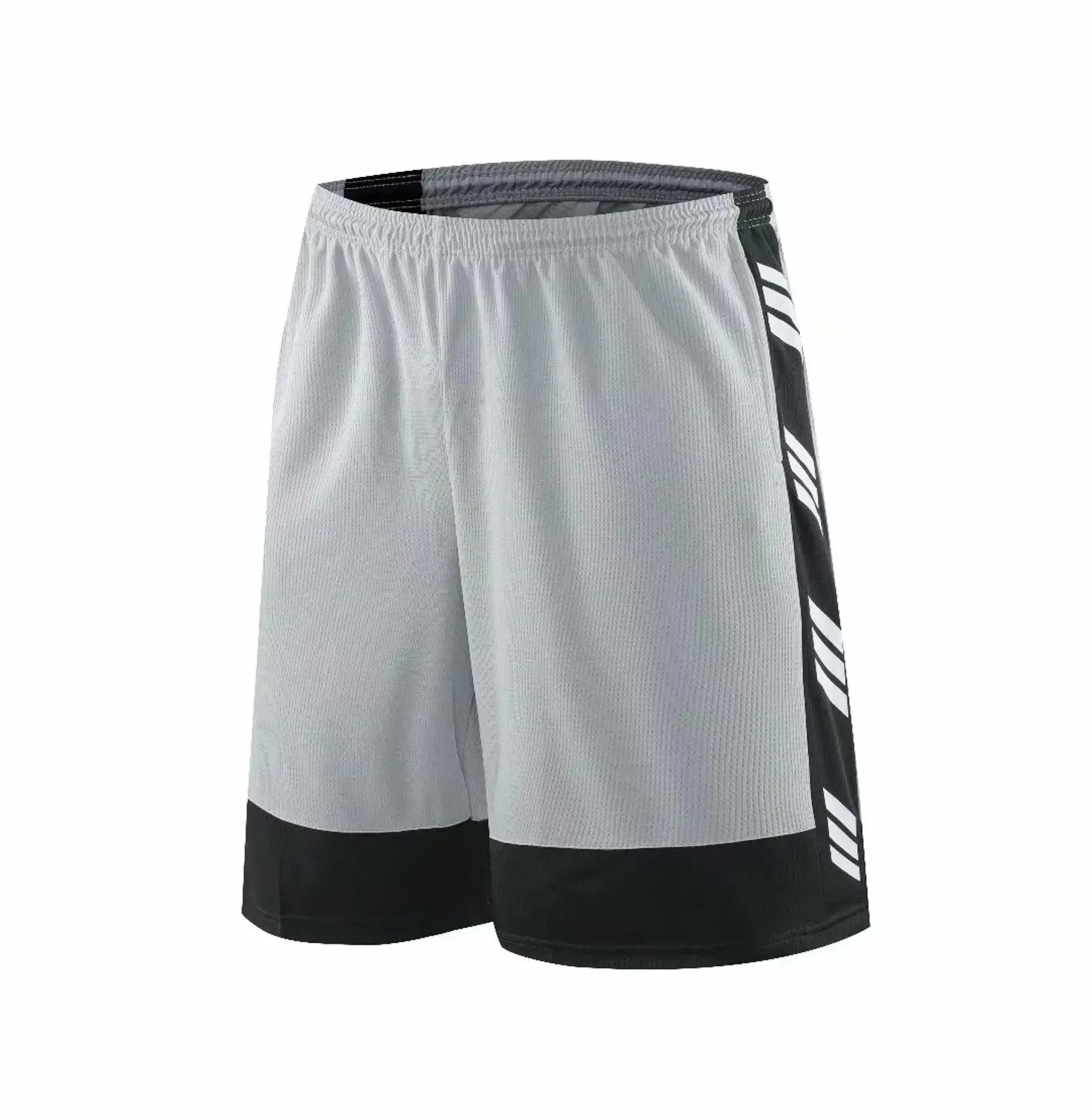 Мужские шорты с карманами на молнии, эластичные спортивные шорты для бега, шорты для тренировок, фитнеса, свободные пляжные баскетбольные шорты - Цвет: 205 shorts