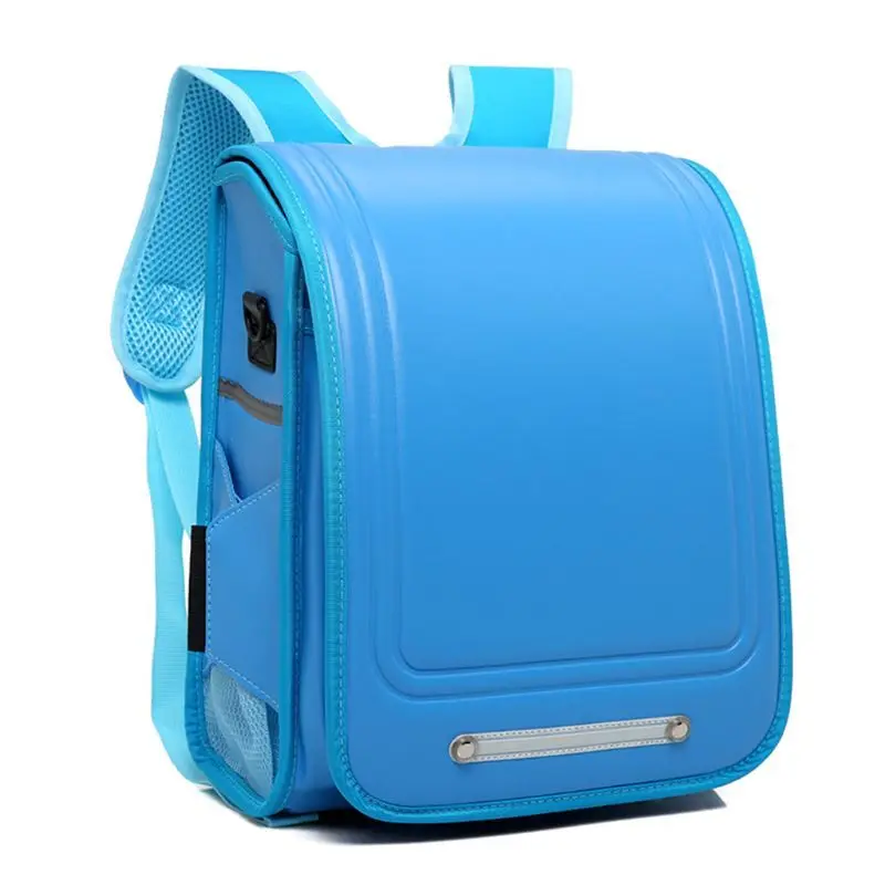 Классический японский стиль, детский рюкзак из искусственной кожи, вместительная школьная сумка для путешествий, рюкзак для мальчиков и девочек - Цвет: SB