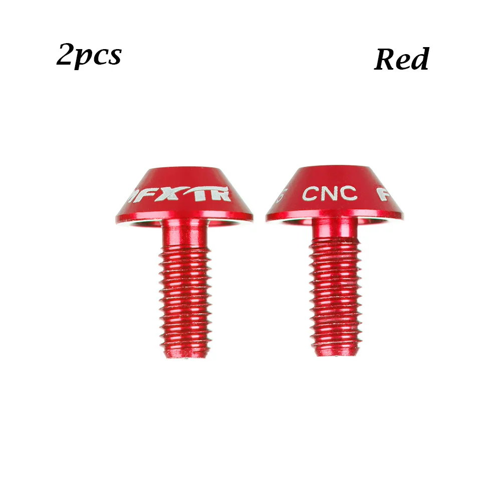 2 шт./компл. Цветной алюминиевый сплав горный велосипед держатель для бутылки с водой клетка винтовые болты M5x12mm винт прочный Аксессуары для велосипеда