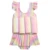 Kids Baby Girl Buoyancy Float Swimsuit With Skitt UV Protection UPF50+ Children Swimwear Baby Learning Swim Dress Купальник