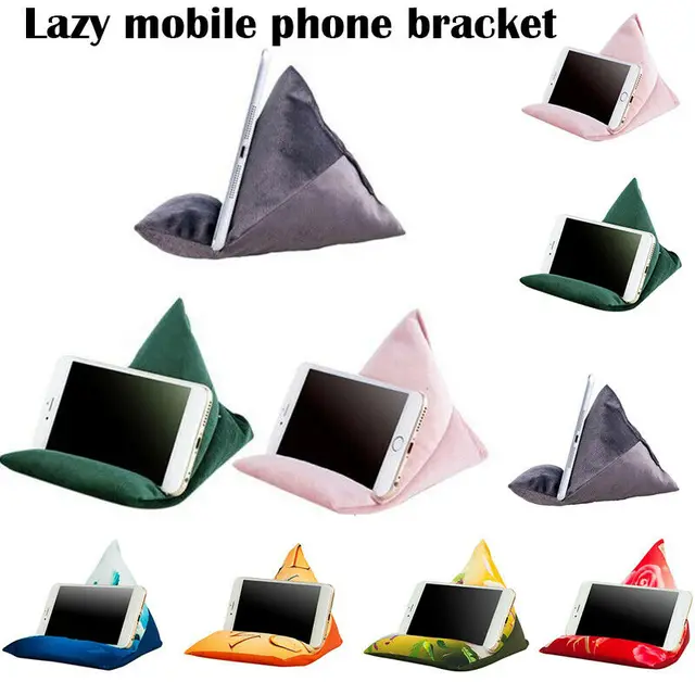 Buborék Gyöngyök Lusta Emberek Párna Állvány Többfunkciós Babzsák Mobiltelefon Tartó Puha Szövetek Hordozható Tabletta - Image 6