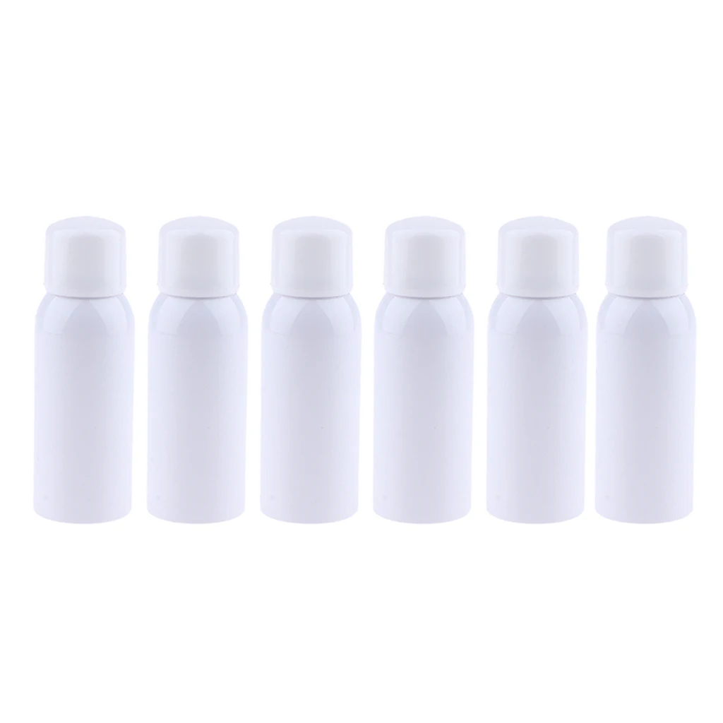 6pcs Empty Fine Mist Pump Spray Bottles For Perfume Toner Amber Atomizer