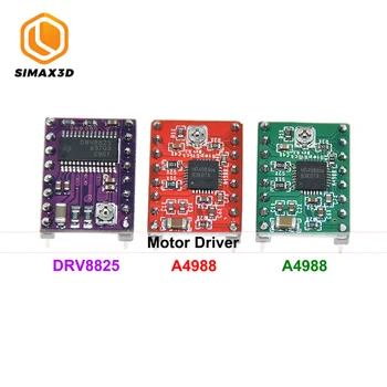

SIMAX3D A4988 Red/Green Stepper Motor Driver A4988 Reds/Green Reprap Stepper Driver Module Radiator Sticker for 3d Printer parts