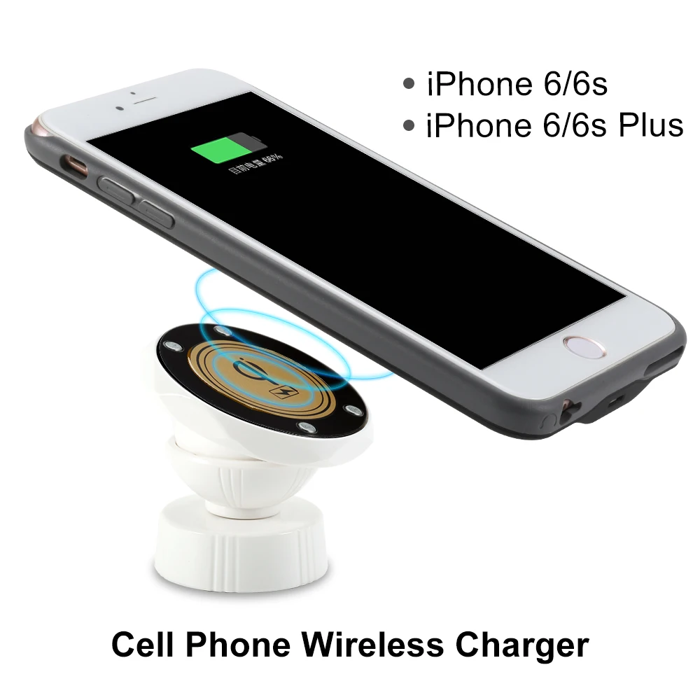 

V-checker T205 wireless cell phone for iPhone 6-6s Plus clip car power source