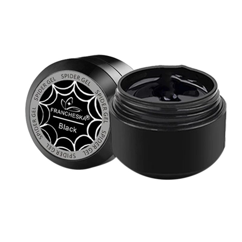 

Francheska 8Ml Spider Gel Nail Polish Art Uv Led Professional Nail Paint Uv Color Gel Lacquer Emboss Pulling Wire Spider Gels