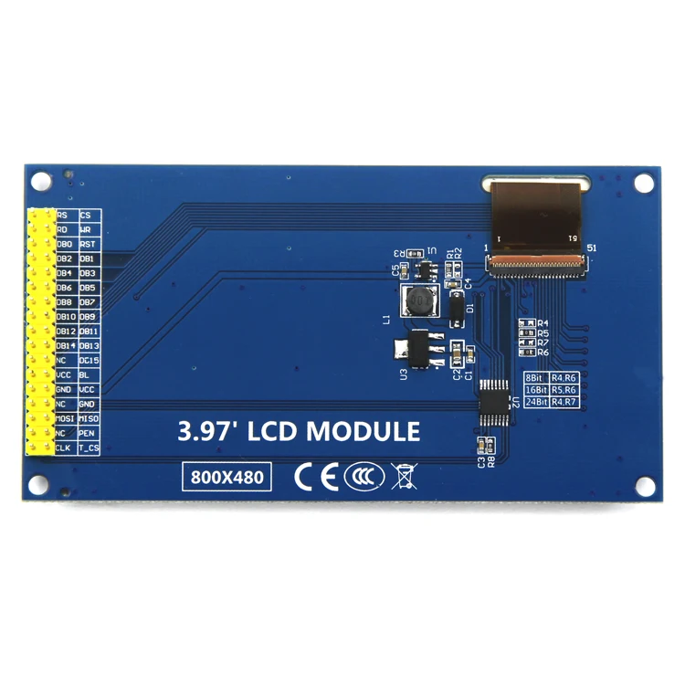 EQV, новинка, 4 дюйма, TFT lcd экран, сенсорный экран, модуль ips, полный обзор, Ультра HD 800X480, с базовой пластиной