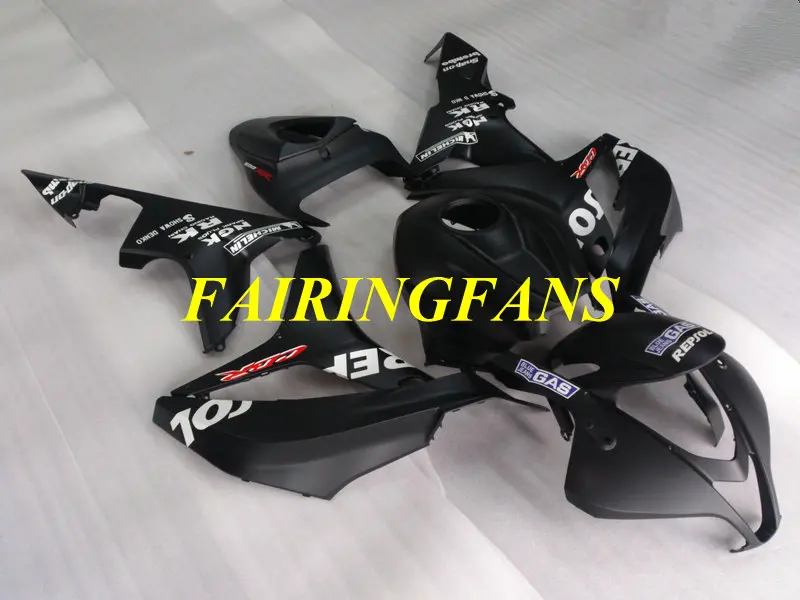 Инжекторный комплект для HONDA CBR600RR F5 07 08 CBR 600 RR CBR 600 RR CBR 600 2007 2008 матовые черные обтекатели комплект+ подарки HJ39