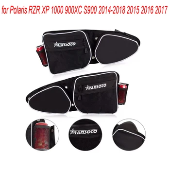 

for Polaris UTV Passenger Driver Side Door Bag Storage Bag Knee Pad RZR XP 1000 900XC S900 2014-2018 2015 2016 2017